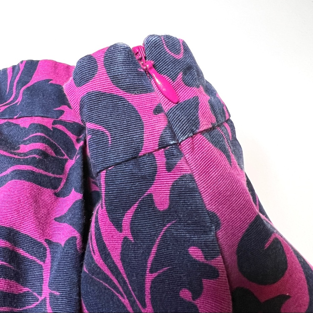 Boden fuchsia navy flared skater style/ A-line lined skirt/ 8S - Picture 8 of 8